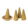 Wierook set  - sandelwood - kegels met schaaltje