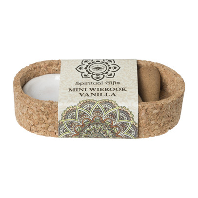 Wierook set - vanille -  kegels met schaaltje
