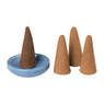 Wierook set - lotus - kegels met schaaltje
