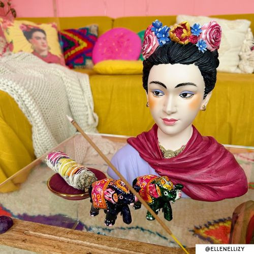 Wierook bosje - salie/bloemen - 3.2x10x3.5 cm