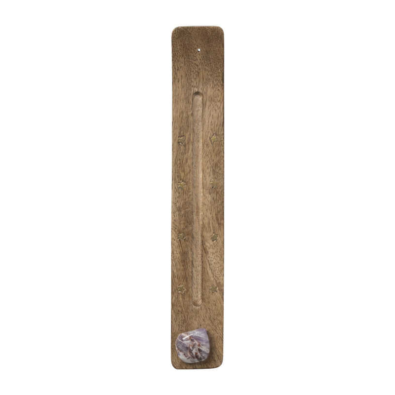 Wierook plank amethyst - bruin/paars - 0.3x30x7 cm