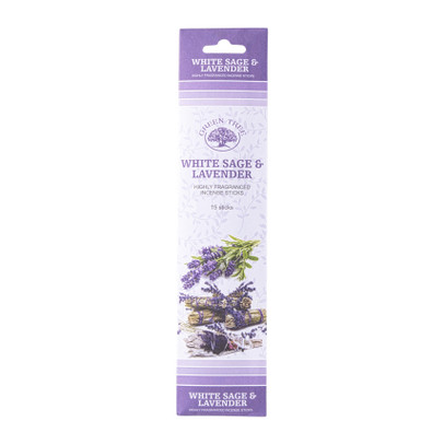 Wierooksticks white sage & lavendel - 15 stokjes