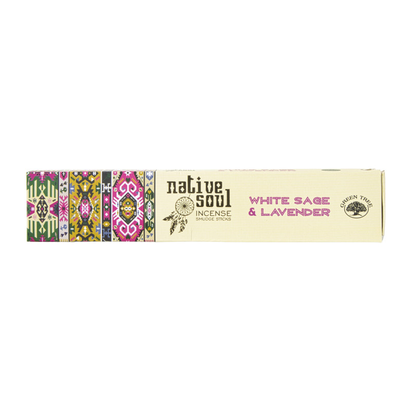 Wierook native soul white sage & lavendel - 15 gram