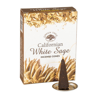Wierookkegeltjes Californian White Sage - set van 10