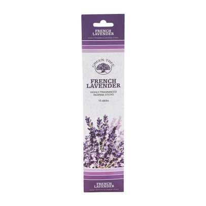 Wierooksticks Green Tree - french lavender - 15 stokjes 