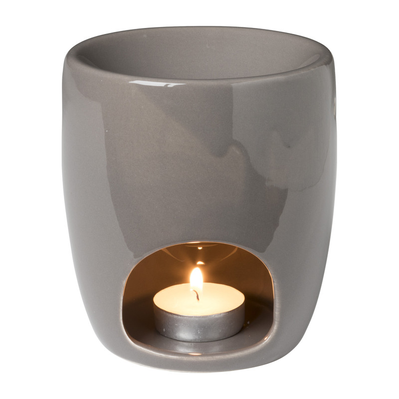 Oliebrander gezicht - grijs