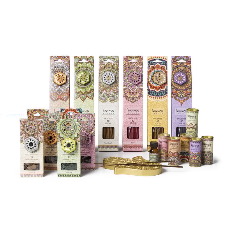 Wierooksticks karma scents - lavendel  - 30 cm 