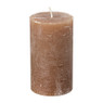 Kaars rustiek - kaneelbruin - ø7x12 cm