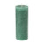 Kaars rustiek - saffier groen - ø7x18 cm