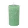 Kaars rustiek - appel groen - ø7x12 cm