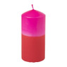 Grote dip-dye kaars - diverse varianten - ø6.5x14 cm