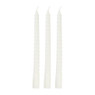 Dinerkaarsen twist - set van 3 - diverse varianten - ø2x25 cm