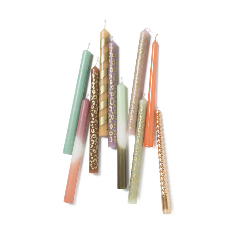 Dinerkaars animal - goud/roze- ø2.15x25 cm