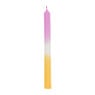 Dinerkaars dipdye - roze/oranje - ø2.15x25 cm