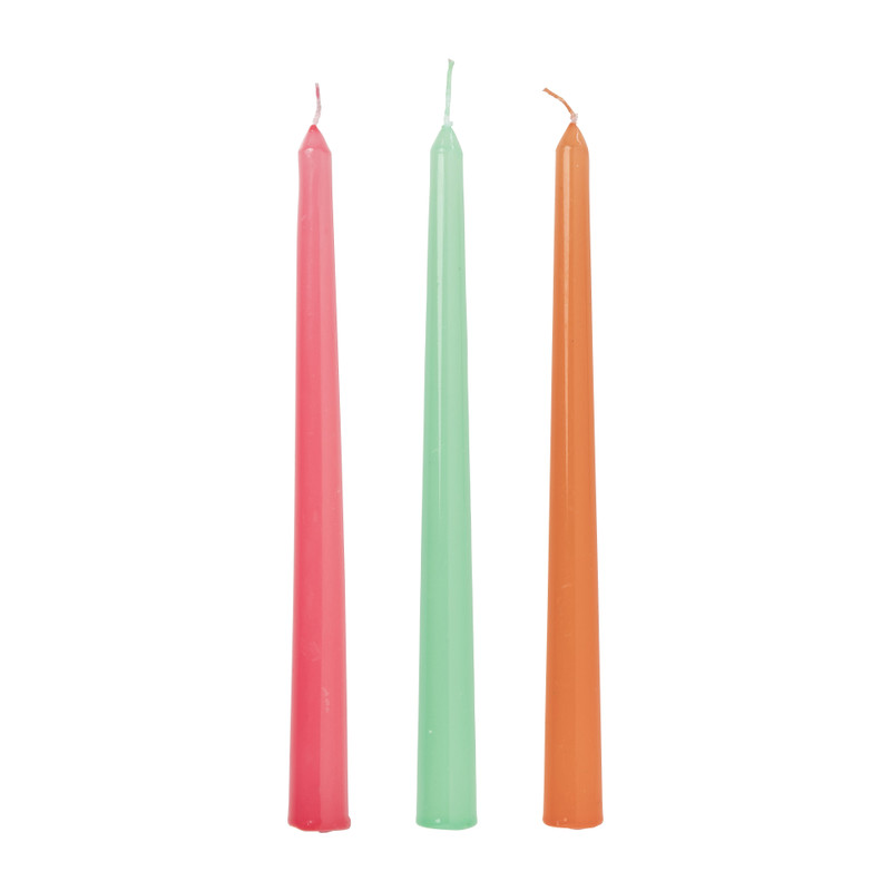 Dinerkaars glans - roze - ø2x25 cm