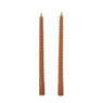 Dinerkaars twist - bruin/grijs - set van 2 