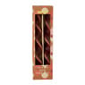 Dinerkaars twist swirl - paars/bruin - set van 2