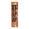 Dinerkaars twist swirl - paars/bruin - set van 2