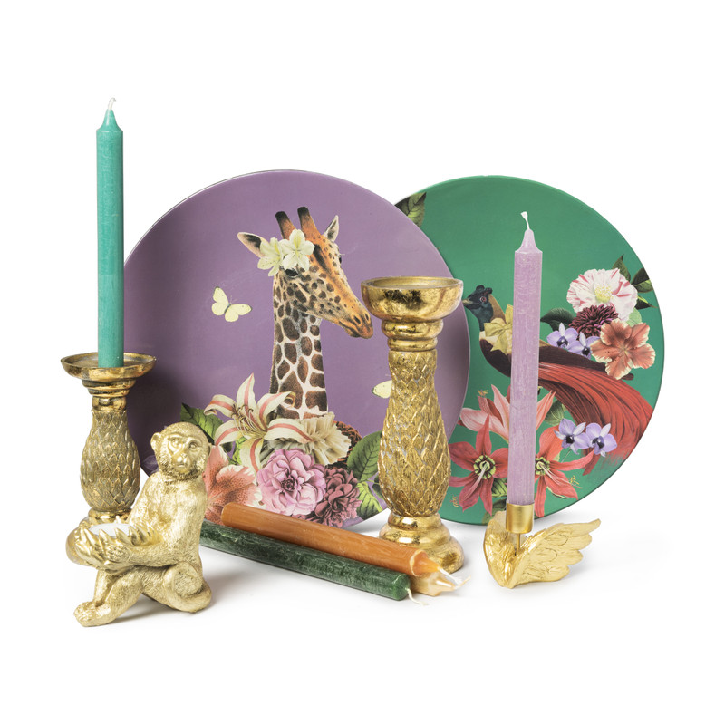 Dinerkaars rustiek - kaneelbruin - 24 cm 