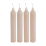 Dinerkaars rustiek - taupe - set van 4