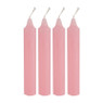 Dinerkaars rustiek - roze - set van 4