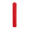 Dinerkaarsjes set van 4 - rood - 14 cm