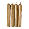 Dinerkaarsjes set van 4 - goudkleurig-14 cm