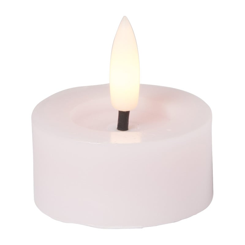 LED waxinelichten - roze - set van 2