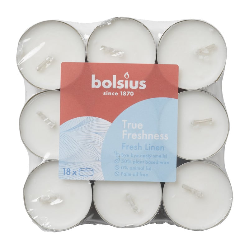Geurtheelichten - Fresh Linen - 18 stuks