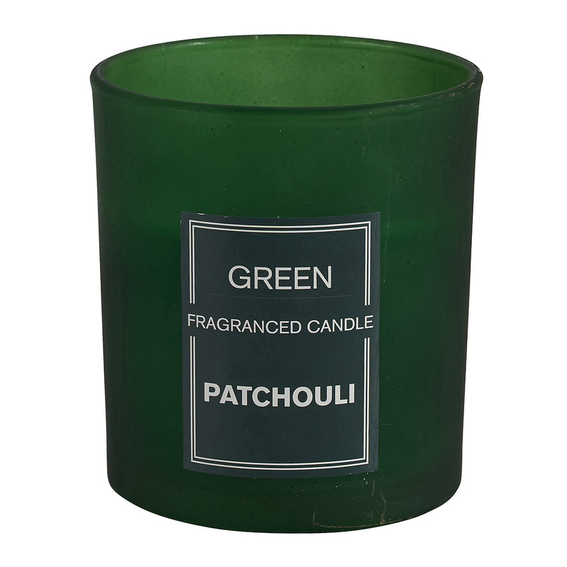 Geurkaars matglas - patchouli