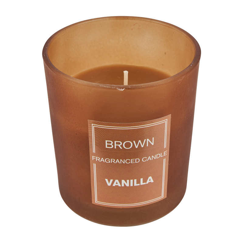 Geurkaars matglas - vanille