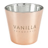Vanillekaars in glas - rosegoud - ø9x8.3 cm 