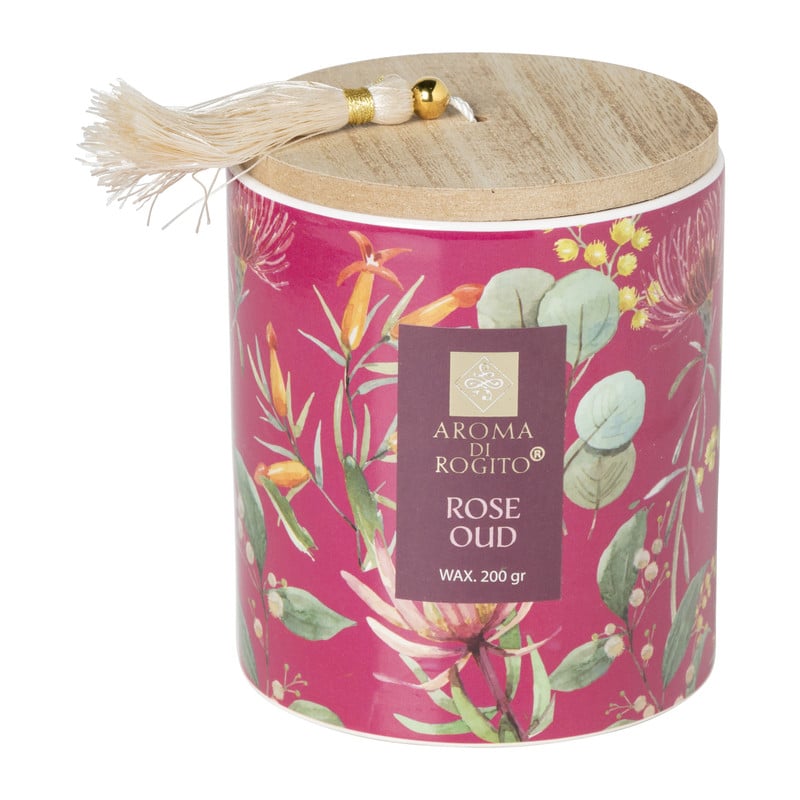 Geurkaars bohemian - diverse varianten - ø9x11 cm