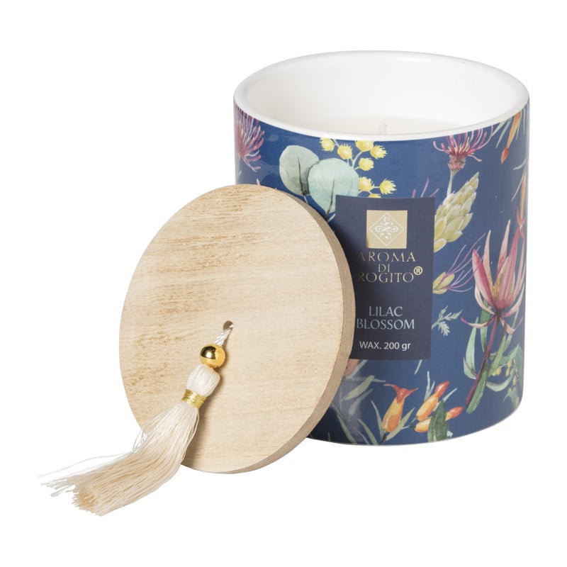 Geurkaars bohemian - diverse varianten - ø9x11 cm