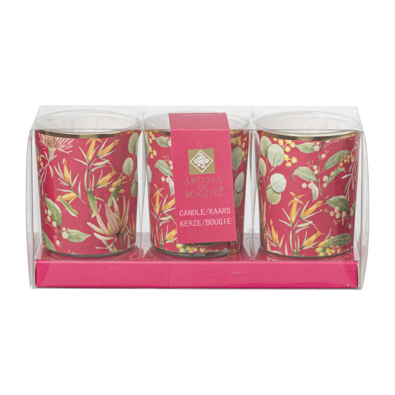 Geurkaarsen bohemian - diverse varianten - 16x5x8 cm 