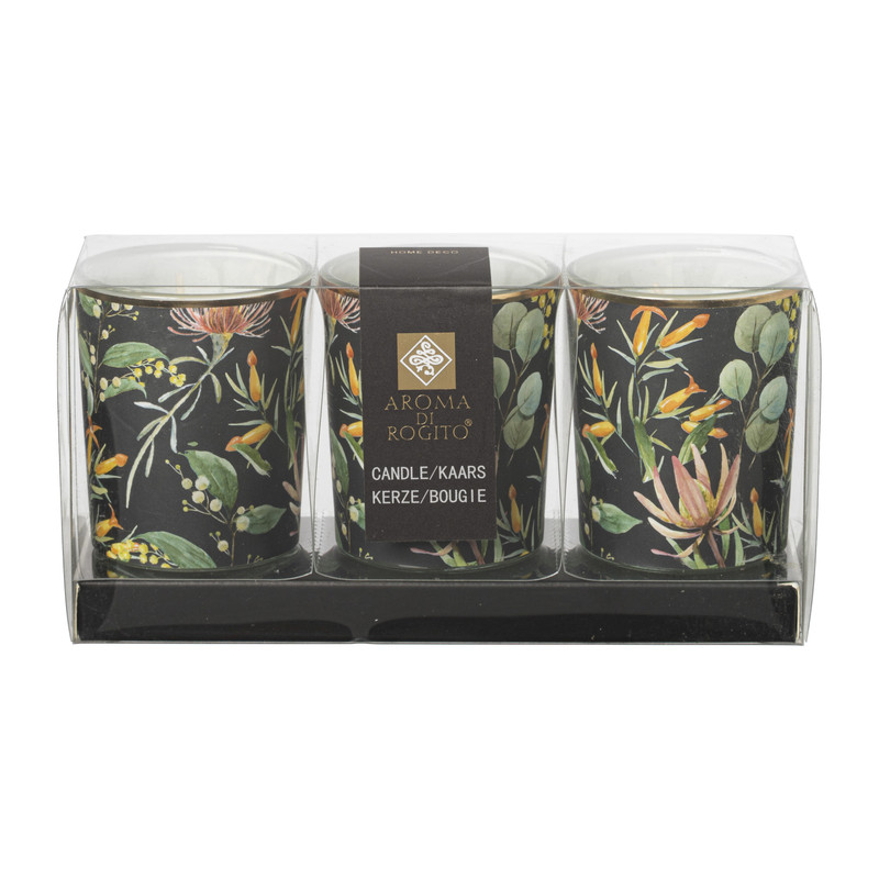 Geurkaarsen bohemian - diverse varianten - 16x5x8 cm 