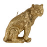 Tijger kaars - goud - 15x8x14.5 cm