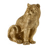 Tijger kaars - goud - 15x8x14.5 cm