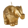 Olifant kaars - goud - 14x6.5x8 cm