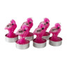 Theelichten flamingo - set van 6