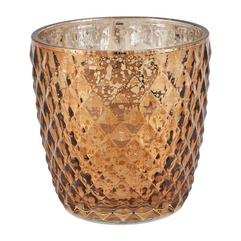 Geurkaars shiny - vanille - ø8.5x9 cm