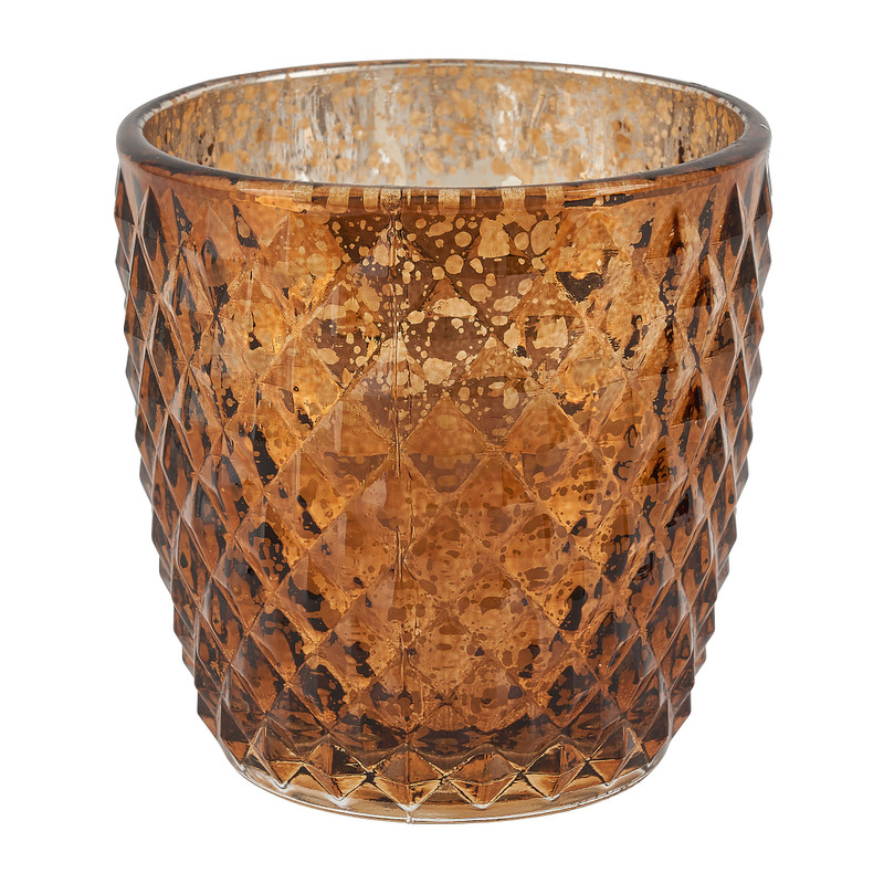 Geurkaars shiny - vanille - ø7.5x7 cm