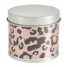 Kaars in blik - luipaardprint