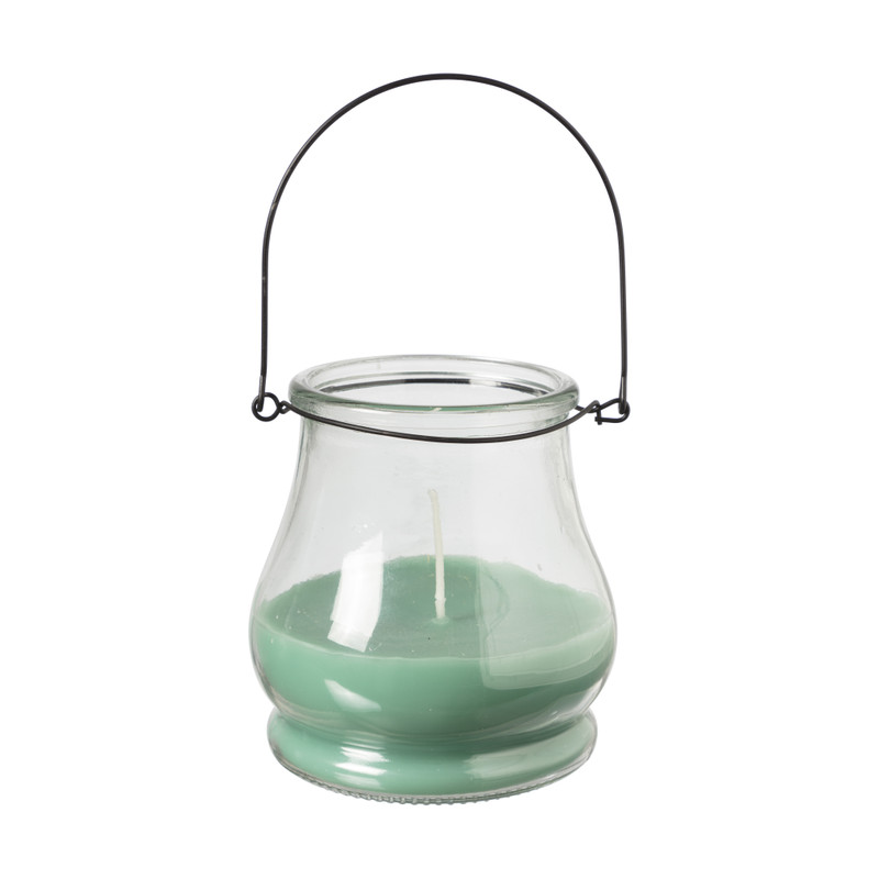 Kaars glas groot - diverse varianten - 12x12.5 cm