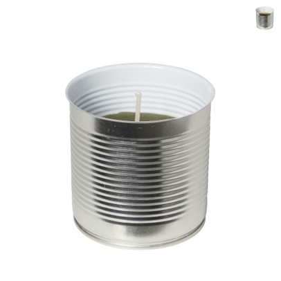 Kaars in blik - diverse varianten - 8.7x8.5 cm 