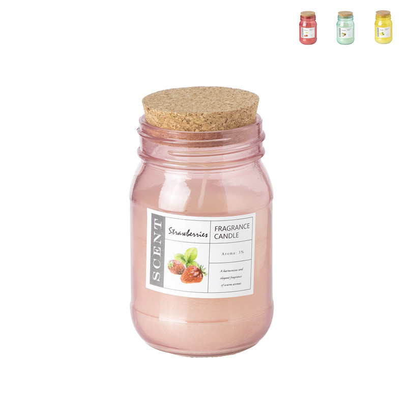 Geurkaars in glas - zomer - diverse varianten