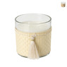 Geurkaars met tassel - diverse varianten - Ø10 x 10 cm