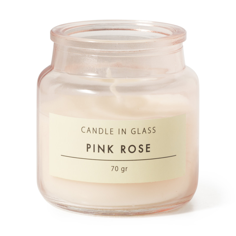 Geurkaars in glas - diverse varianten - ⌀6x6 cm 