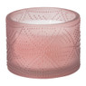 Geurkaars met tassel - roze - Ø9x8.5 cm
