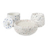 Kaars in pot Terrazzo klein - ø13x5.5 cm